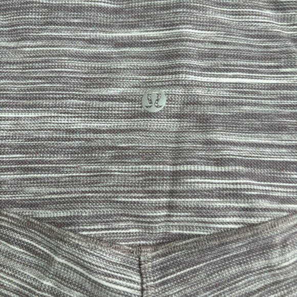 Lululemon Grey Spacedye Capri leggings Sz 6 Workout Athletic - Picture 3 of 4